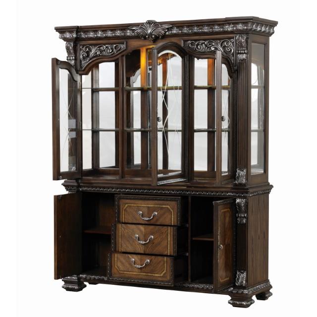 Furniture of America Promenade FM31002DB-HB-SET Hutch And Buffet IMAGE 3