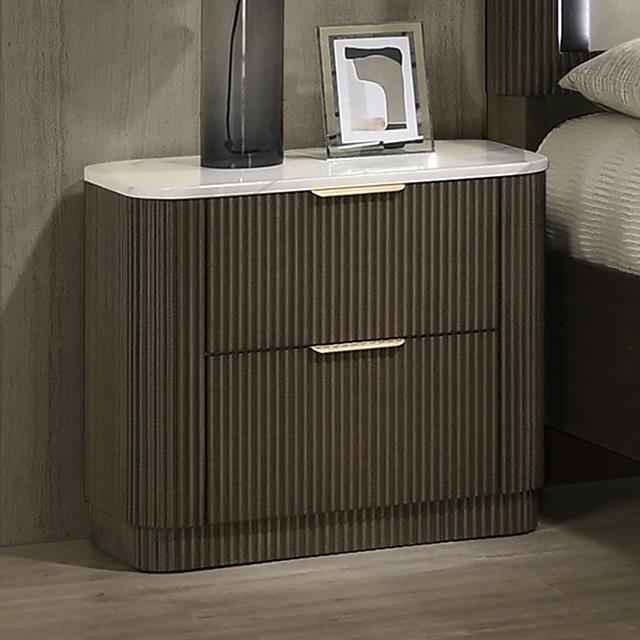Furniture of America Lantrisant FM72014DW-N Nightstand IMAGE 1