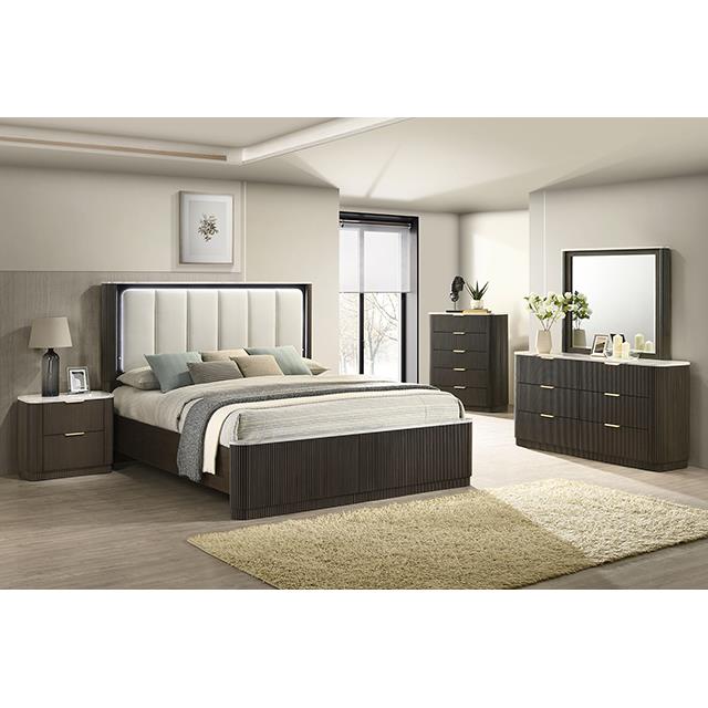 Furniture of America Lantrisant FM72014DW-N Nightstand IMAGE 2