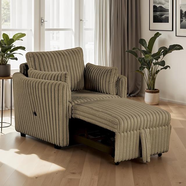 Furniture of America Denholme SL64002BR-CH-PK Chair IMAGE 1