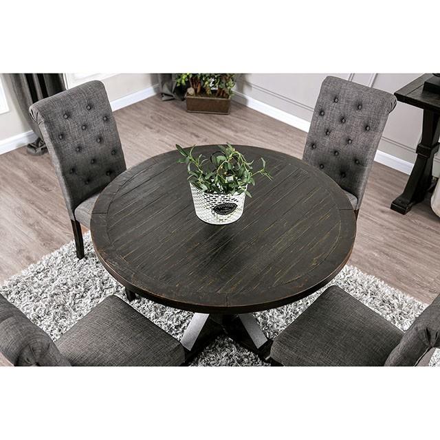 Furniture of America Alfred CM3735RT-5PC-GY 5 Pc Dining Table Set IMAGE 1