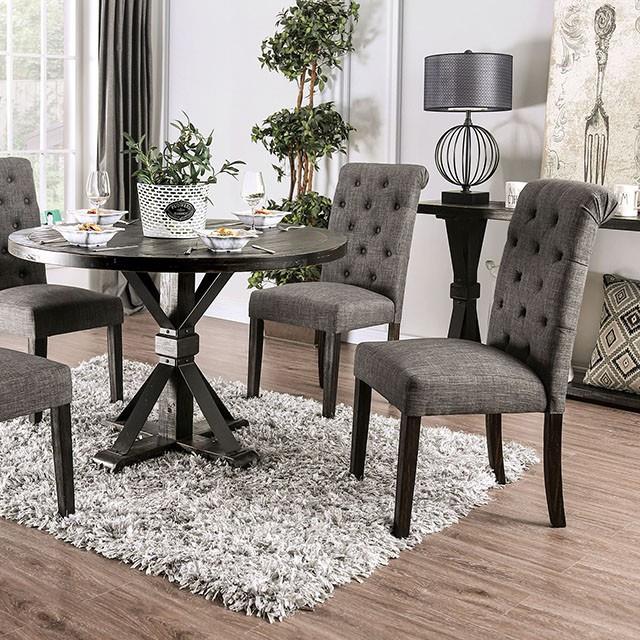 Furniture of America Alfred CM3735RT-5PC-GY 5 Pc Dining Table Set IMAGE 7