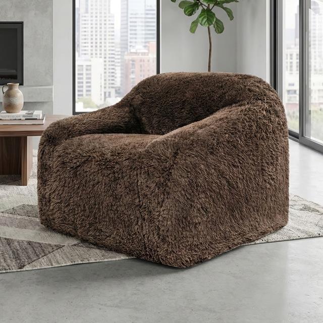 Furniture of America Vander FM67009BR-CH Accent Chair IMAGE 1