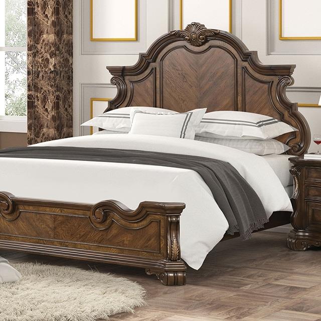 Furniture of America Leovanni FM70003DB-Q-W-BED Queen Bed IMAGE 1