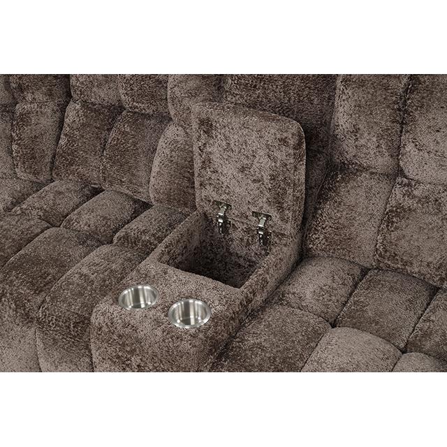Furniture of America Hieronymus FM64001DB-SECT-PM Power Sectional IMAGE 5