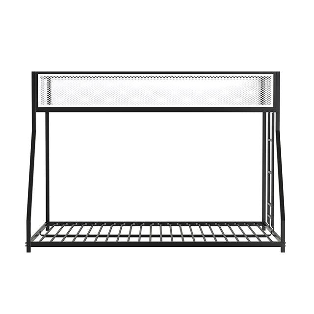 Furniture of America Southall FM-BK1201BK-TF Twin/Full Metal Bunk Bed IMAGE 4