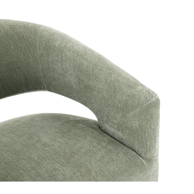 Furniture of America Tresa FM-AC3002GR Arm Chair with Casters IMAGE 6