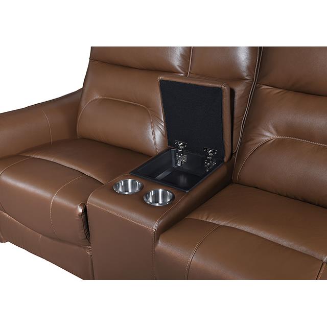 Furniture of America Terentius FM69006BR-LV-PM Power Loveseat IMAGE 3