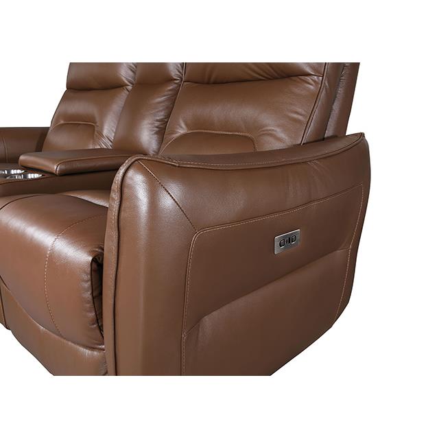 Furniture of America Terentius FM69006BR-LV-PM Power Loveseat IMAGE 4