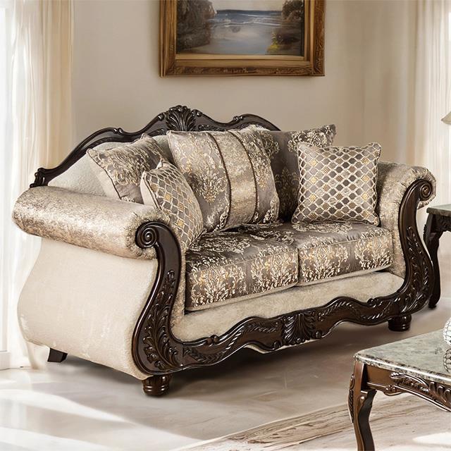Furniture of America Andalusia SM6450-LV Loveseat IMAGE 1