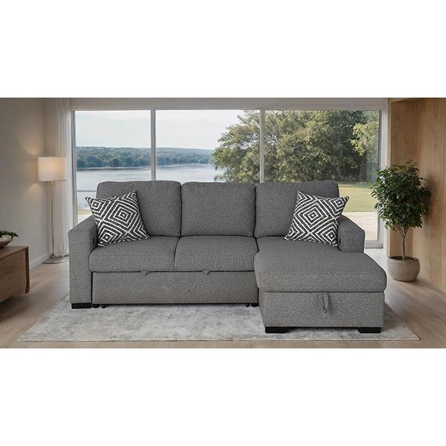 Furniture of America Chatham FM64005GY-SECT-R Sectional IMAGE 3