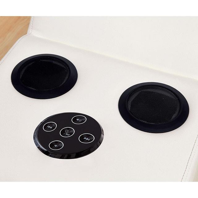 Furniture of America Kemina CM6833WH-CS Speaker Console IMAGE 2