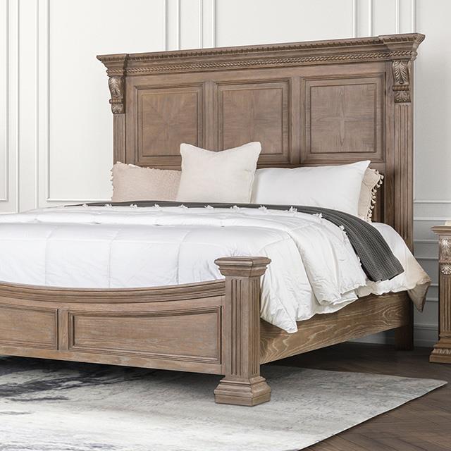 Furniture of America Seven Oaks FM7418AK-EK-BED King Bed IMAGE 1