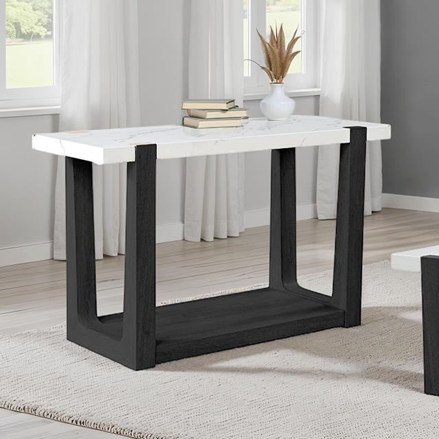 Furniture of America Sundbry FM44010BK-S Sofa Table IMAGE 1