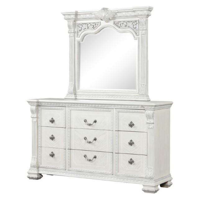 Furniture of America Promenade FM70001WH-D Dresser IMAGE 5