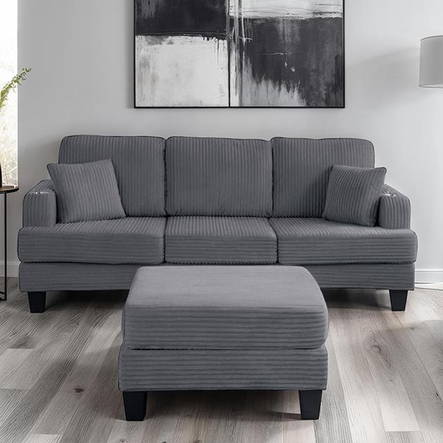 Furniture of America Moretaine SL6932DG-SF-PK Sofa IMAGE 1