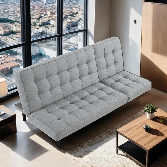 Furniture of America Naperville FM2802LG Futon Sofa IMAGE 3