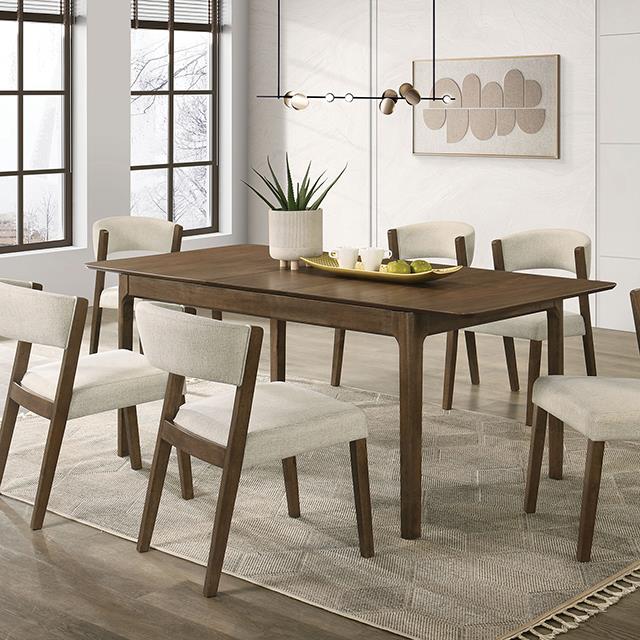 Furniture of America Raissa FM32011WN-T-7PC 7 Pc Dining Table Set IMAGE 1