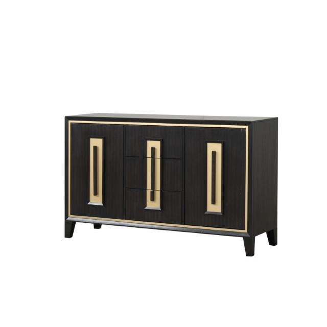 Furniture of America Hagerman FM3410NT-SV Sideboard IMAGE 3