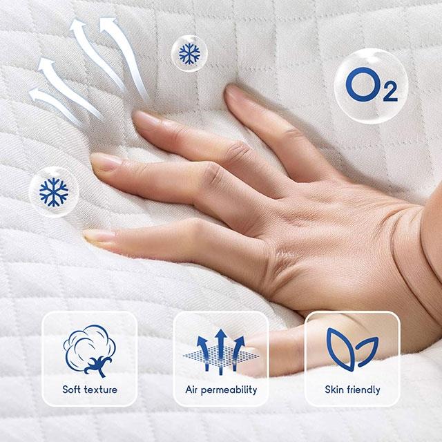 Furniture of America Artemisia DM510-T-EU 6" Twin Memory Foam Mattress IMAGE 7
