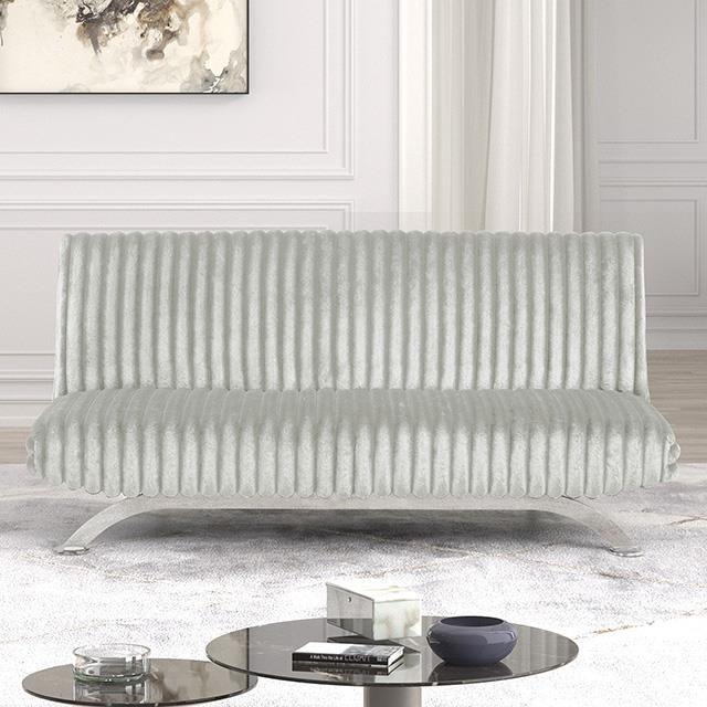 Furniture of America Villeneuve FM2906LG Futon Sofa Bed IMAGE 3