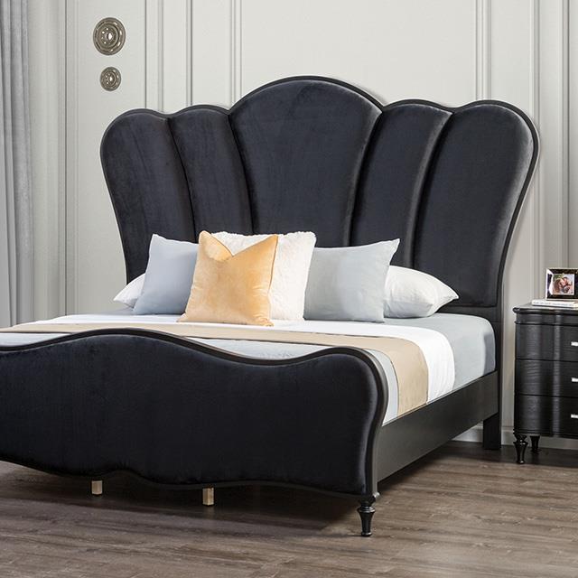 Furniture of America Melodi Parc FM7416BK-EK-BED King Bed IMAGE 1
