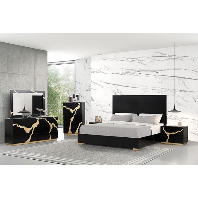 Furniture of America Goldsberg FM7425BK-EK-P-BED King Bed IMAGE 2