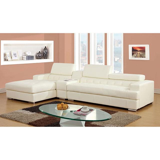 Furniture of America Floria CM6122WH-CS Speaker Console IMAGE 4