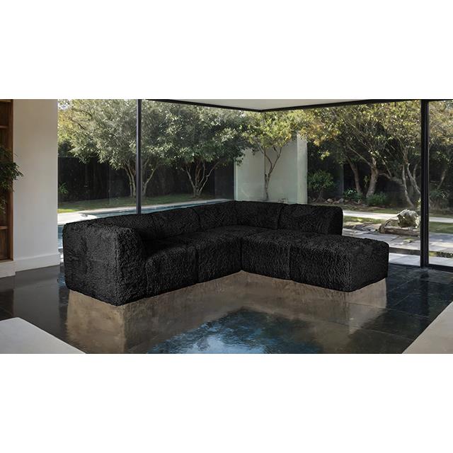 Furniture of America Nappi FM62102BK-SECT-B L-Sectional IMAGE 2