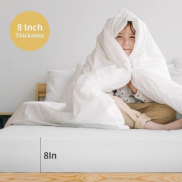 Furniture of America Artemisia DM520-T-EU 8" Twin Memory Foam Mattress IMAGE 8