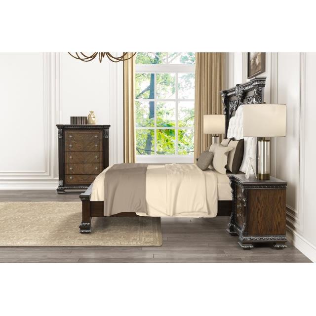 Furniture of America Promenade FM70002DB-Q-BED Queen Bed IMAGE 4