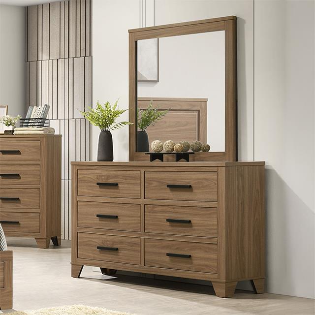 Furniture of America Panelli FM72017BR-D Dresser IMAGE 1
