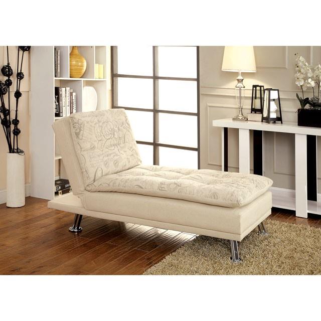 Furniture of America Hauser CM2677WT-CE Chaise IMAGE 3