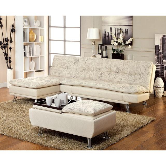 Furniture of America Hauser CM2677WT-CE Chaise IMAGE 4