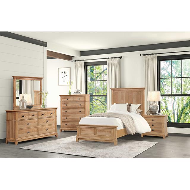 Furniture of America McHenry FM7706NT-T-BED Twin Bed IMAGE 2