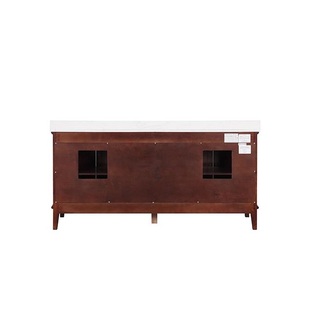 Furniture of America Almeria TM-CT005WH-72+07CH Vanity Set IMAGE 4