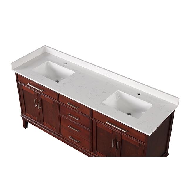 Furniture of America Almeria TM-CT005WH-72+07CH Vanity Set IMAGE 6