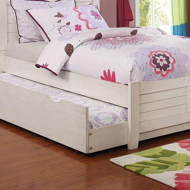 Furniture of America Brogan CM7517WH-TR Trundle IMAGE 2