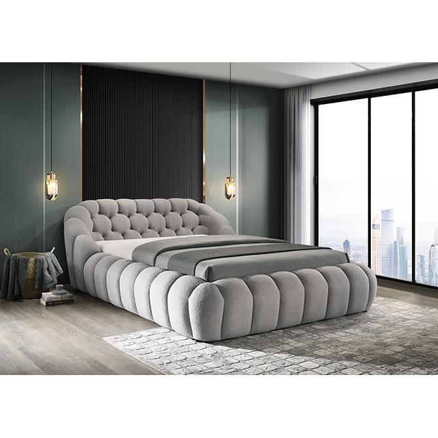 Furniture of America Newquay FM7260GY-Q-BED Queen Bed IMAGE 2