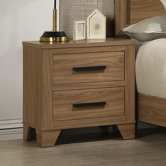 Furniture of America Panelli FM72017BR-N Nightstand IMAGE 1