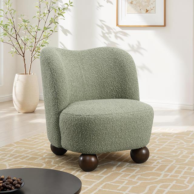 Furniture of America Karey FM-AC6010GR Accent Chair IMAGE 2