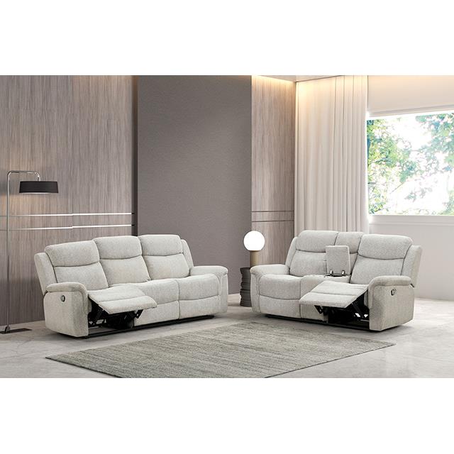 Furniture of America Sandbach FM6013LG-CH-M Manual Glider Recliner IMAGE 2