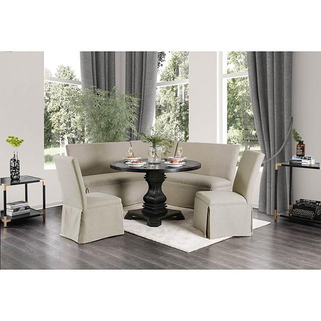 Furniture of America Nerissa CM3840RT-5PC-3564GY 5 Pc Dining Table Set IMAGE 1