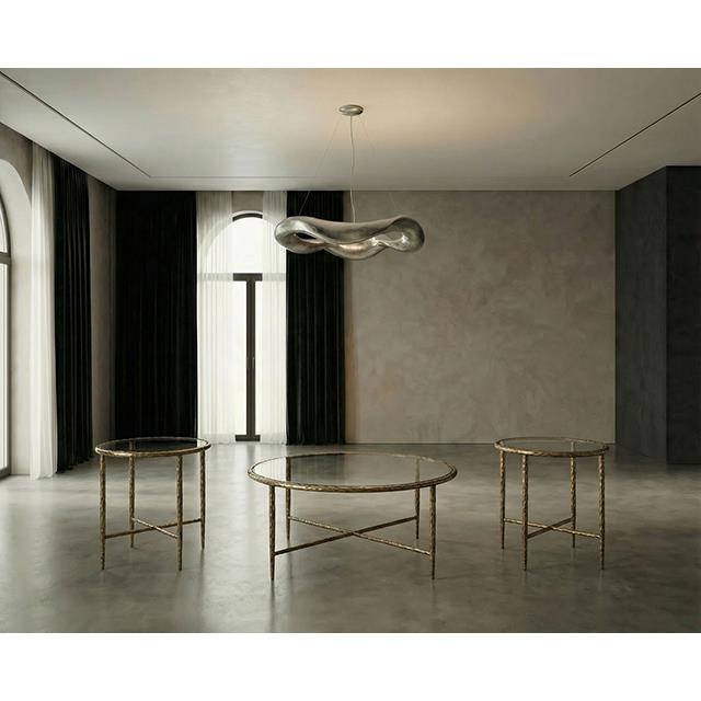 Furniture of America Talva FM47022GD-E-3A End Table IMAGE 2