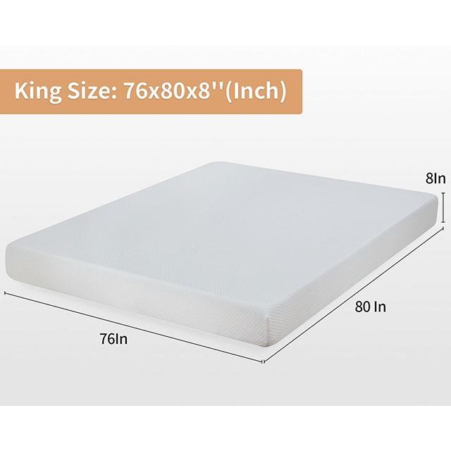 Furniture of America Artemisia DM520-EK-EU 8" King Memory Foam Mattress IMAGE 3