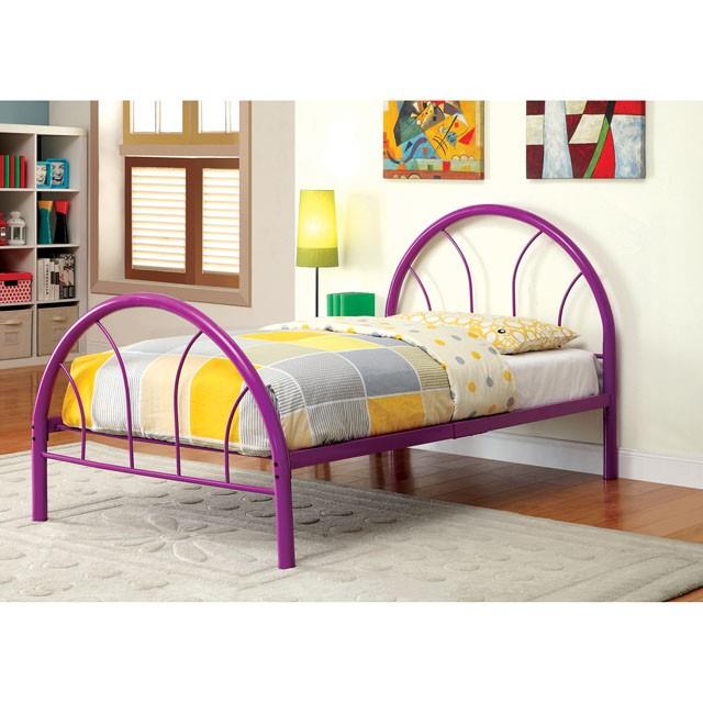 Furniture of America Rainbow CM7712PR-T Twin Bed IMAGE 2