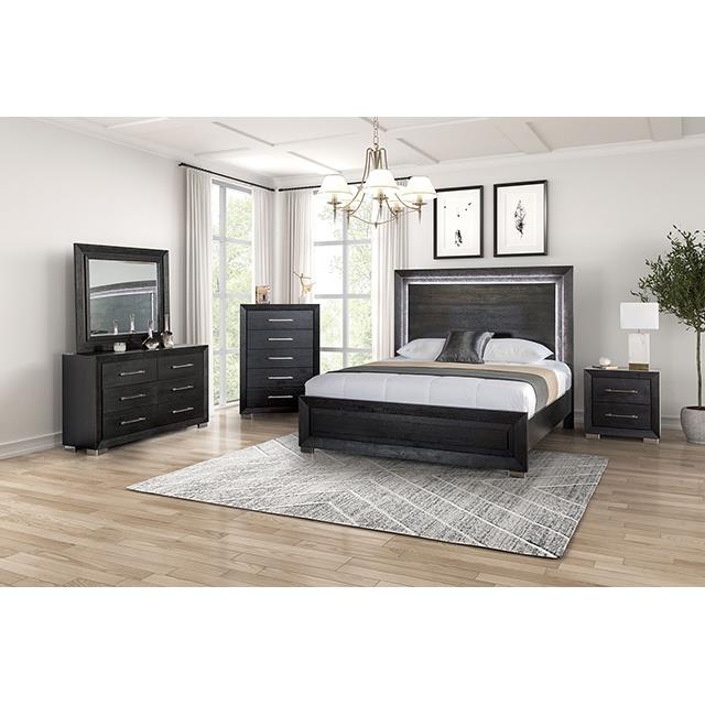 Furniture of America Ashbourne FM7415BK-EK-BED King Bed IMAGE 3
