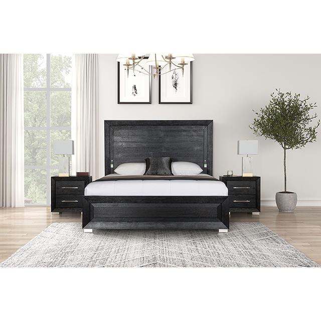 Furniture of America Ashbourne FM7415BK-EK-BED King Bed IMAGE 4
