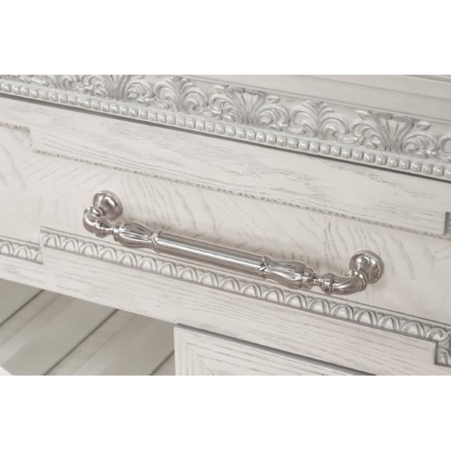Furniture of America Stella Mia FM31000WH-SV Sideboard IMAGE 5
