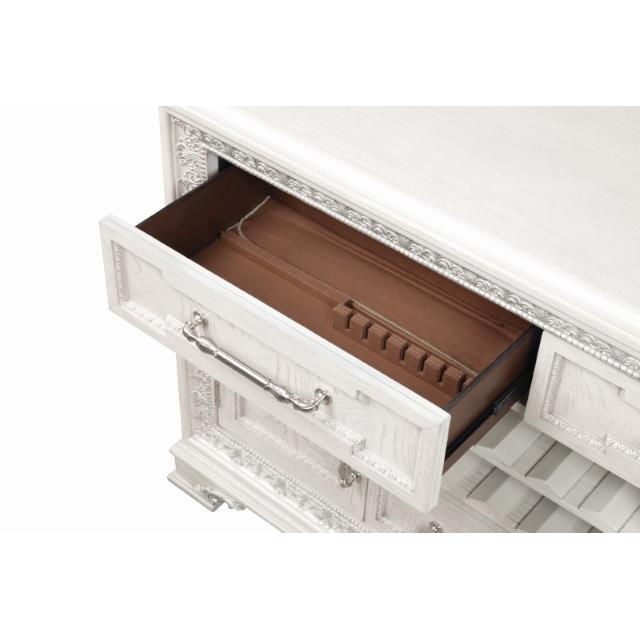 Furniture of America Stella Mia FM31000WH-SV Sideboard IMAGE 6
